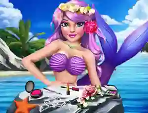 Játék Princess Mermaid Makeup Style online