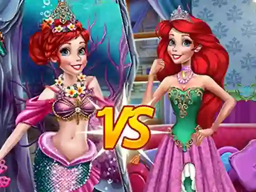 Játék Mermaid vs Princess online