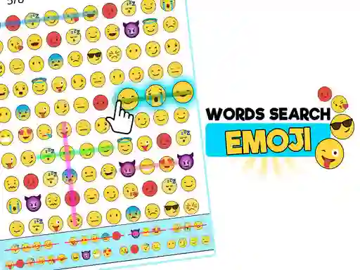 Játék Word Search Emoji Edition online