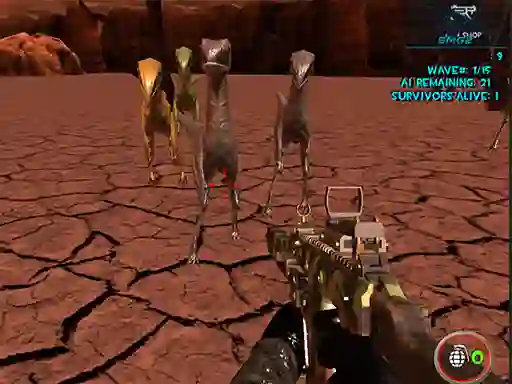 Játék Dinosaurs Survival Active Vulcan online