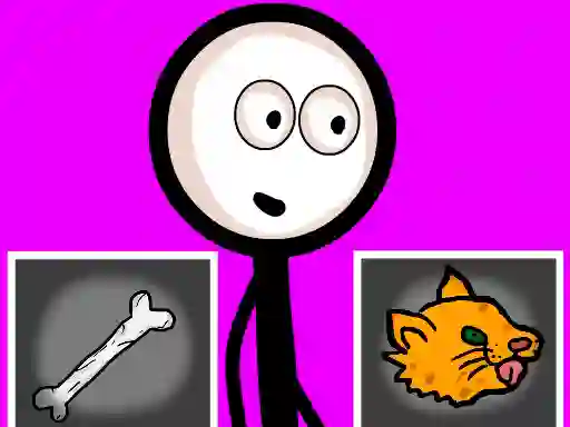 Játék Stickman Choosing actions online