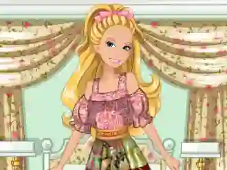 Játék Barbie's Patchwork Peasant Dress online