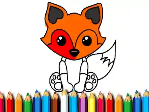 Játék Fox Coloring Book online