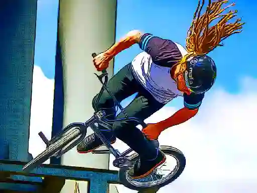 Játék bmx bikes jigsaw online