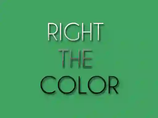 Játék Right the Color online