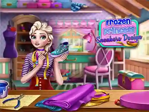 Játék Frozen Princess Sneakers Design online