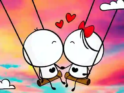Játék Spot The Differences Happy Valentines Day online