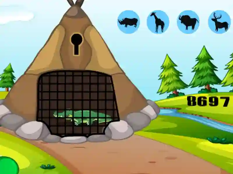 Játék Croc Key Quest online