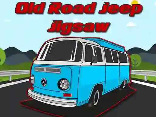 Játék Old Road Jeep Jigsaw online
