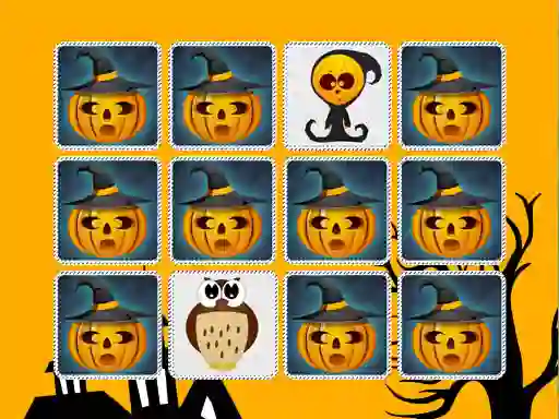 Játék Kids Memory Game Halloween online