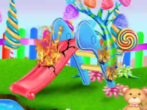 Játék Candy Garden Cleaning online