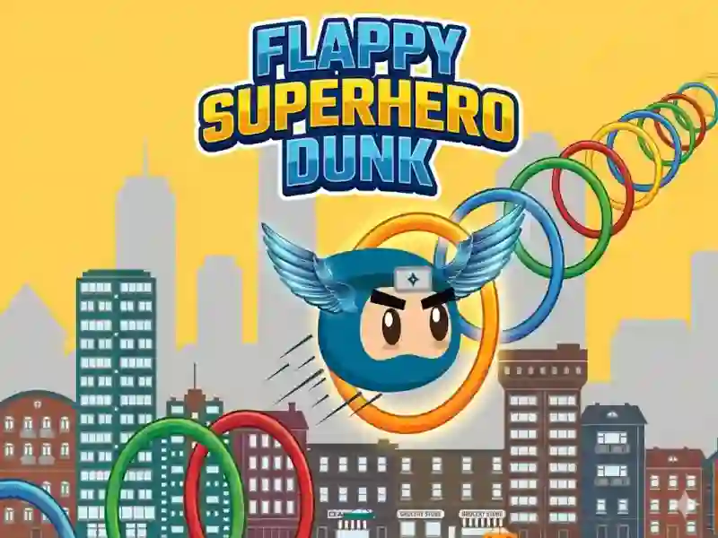 Játék Flappy Superhero Dunk online