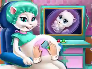 Játék Kitty Pregnant Check-up online