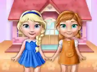 Játék Ellie And Annie Doll House online