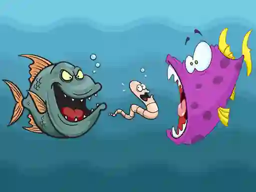 Játék Angry Fish Coloring online