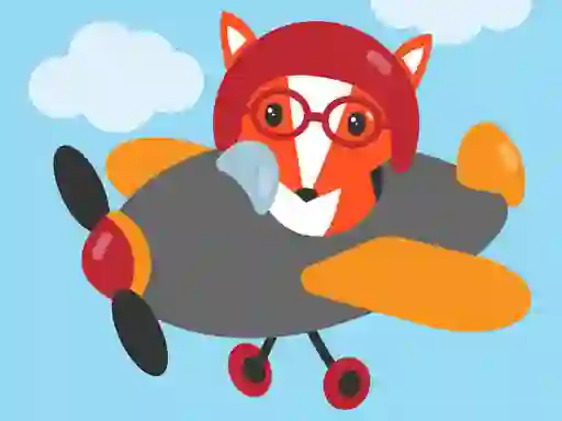 Játék Cute Planes Coloring online