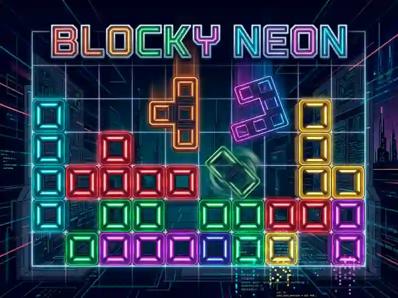 Játék Blocky Neon online