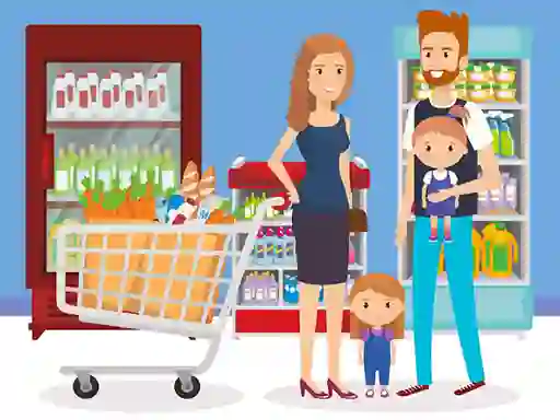 Játék Happy Shopping Jigsaw online