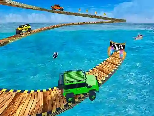 Játék Impossible Tracks Jeep Stunts Driving online