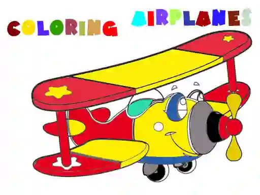 Játék Coloring Book Airplane 2 online