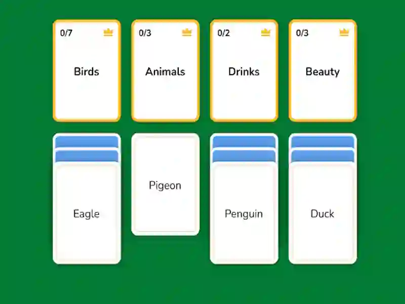 Játék Word Solitaire online