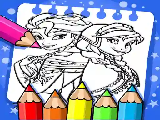 Játék Frozen Coloring Book online