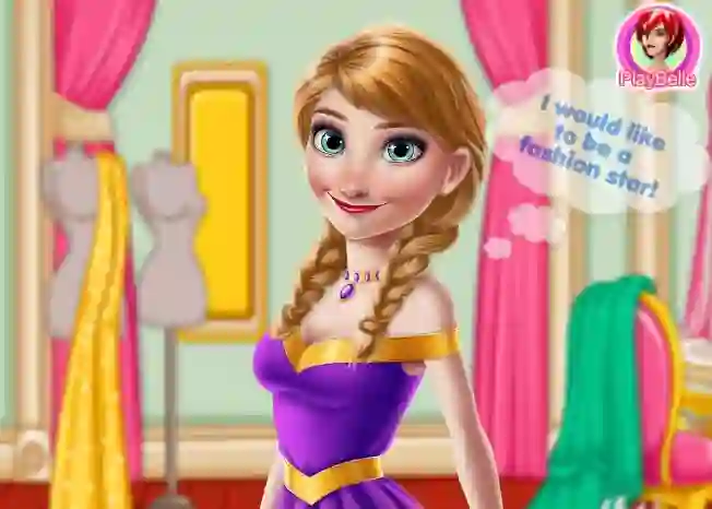 Játék Ice Princess Modeling Carrer online
