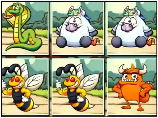 Játék Animals Memo Match online