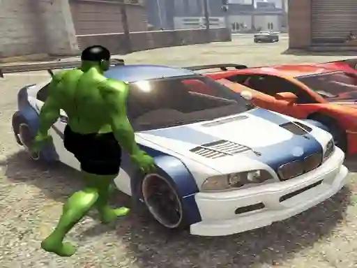 Játék Chained Car vs Hulk online