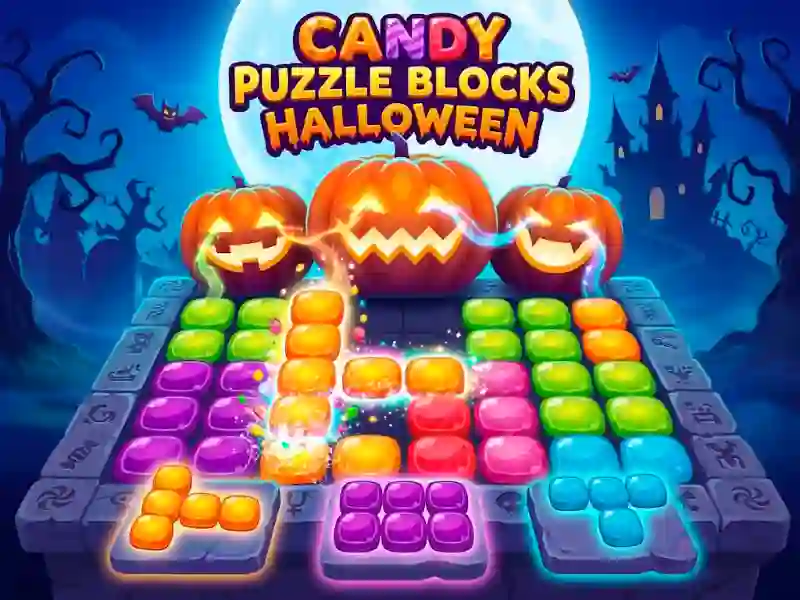 Játék Candy Puzzle Blocks Halloween online