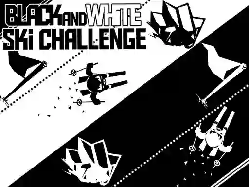 Játék Black and White Ski Challenge online