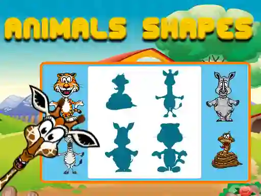 Játék Animals Shapes online