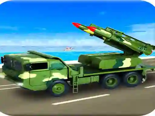 Játék Us Army Missile Attack Army Truck Driving Games online