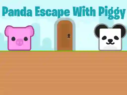 Játék Panda Escape With Piggy online