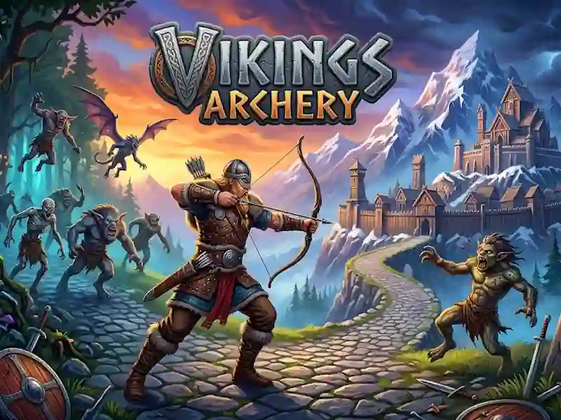 Játék Vikings archery online
