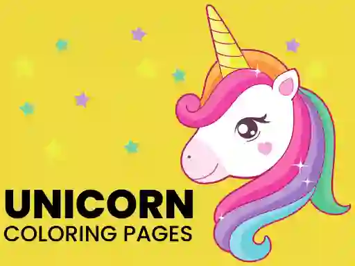 Játék Unicorn Coloring Pages online