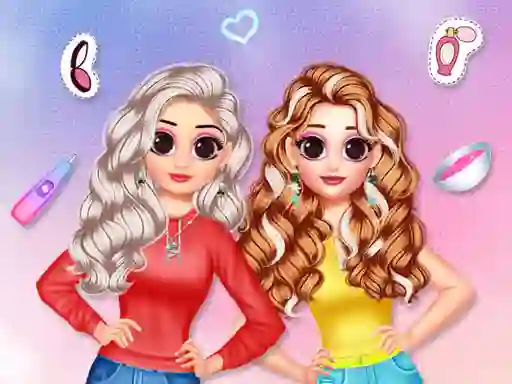 Játék Besties Makeover Salon online