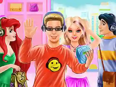 Játék Princesses High School Trends online