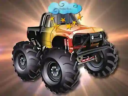 Játék Cartoon Trucks Hidden Stars online