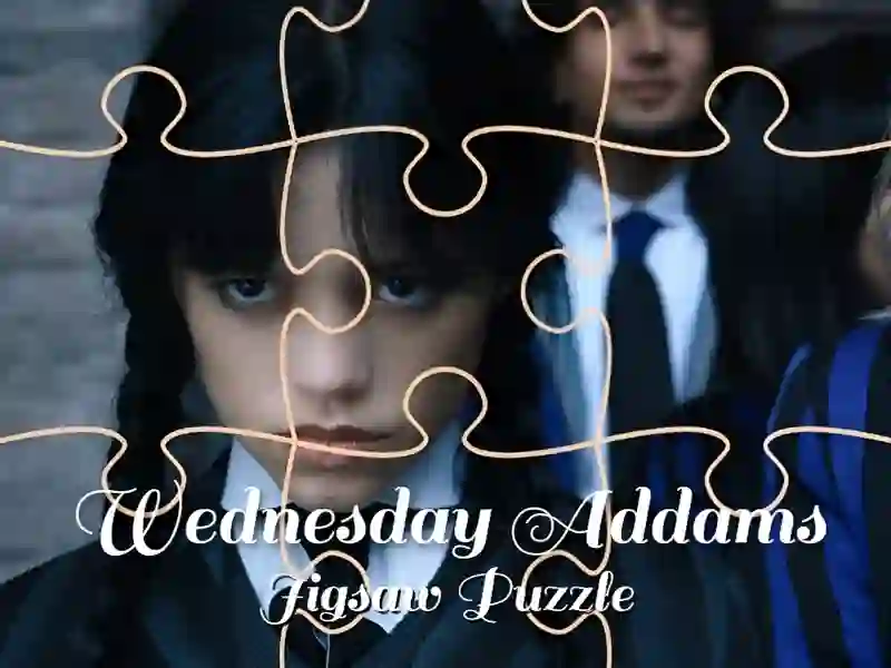 Játék Wednesday Addams Jigsaw Puzzle online