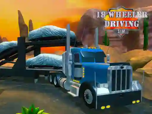 Játék 18 Wheeler Driving Sim online