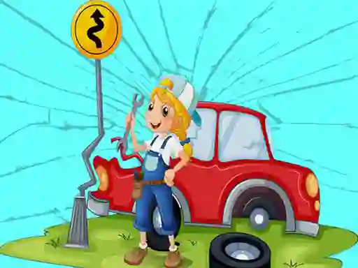 Játék Broken Cars Jigsaw online