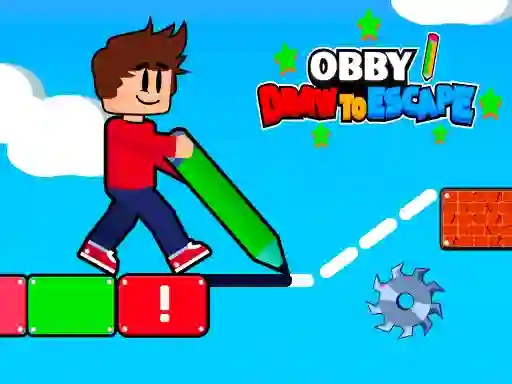 Játék Obby Draw to Escape online