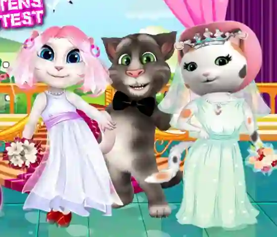 Játék White Kittens Bride Contest online