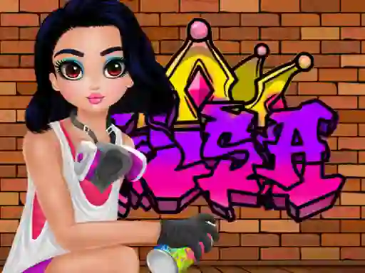 Játék Princess Cool Graffiti online