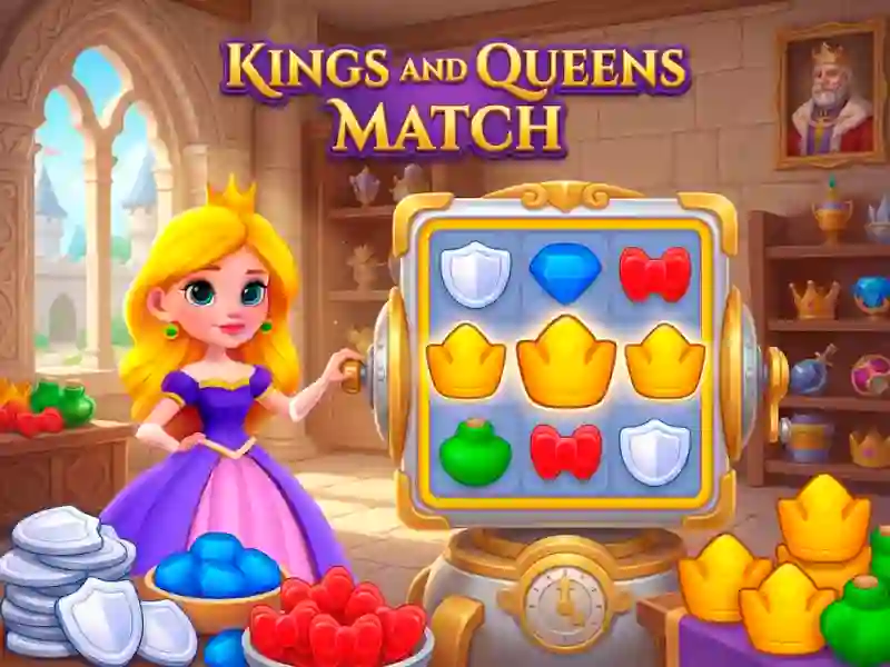 Játék Kings and Queens Match online