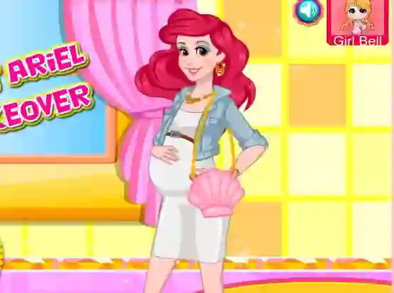 Játék Pregnant Ariel Real Makeover online