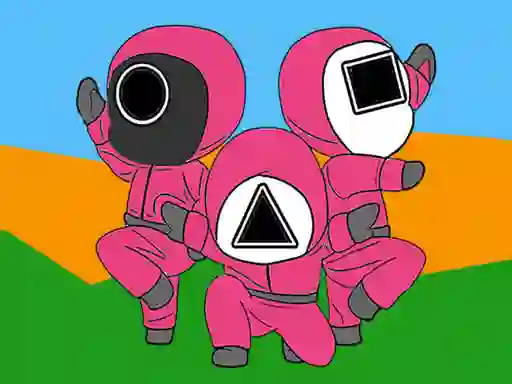 Játék Squid Coloring Book online