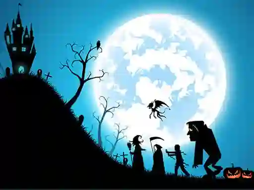 Játék Happy Halloween Jigsaw online