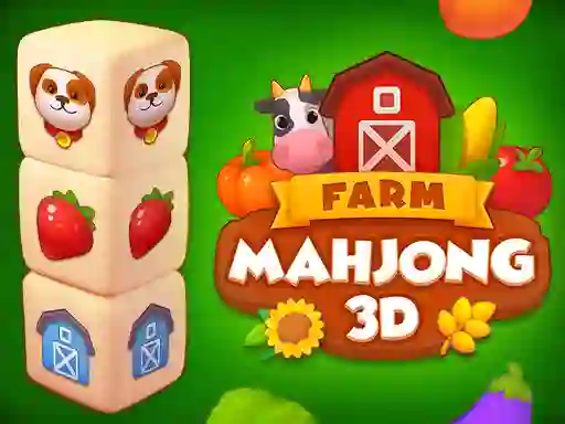 Játék Farm Mahjong 3D online